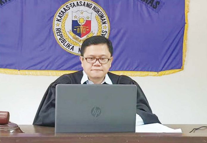 Judge Gener Gito of Branch 206 of the Regional Trial Court in Muntinlupa City has been appointed an associate justice of the Sandiganbayan. FILE PHOTO FROM JUDGE GENER GITO’S FACEBOOK PAGE