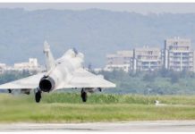 Taiwan scrambled fighter jets in response to China's military maneuvers. EPA