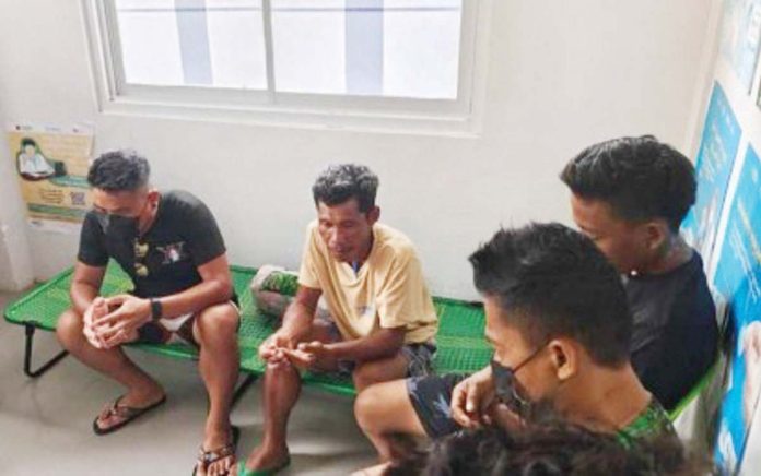 Caluya local government will also extend assistance to 10 surviving passengers of the two motor bancas that capsized off Caluya, Antique from Boracay Island on August 26, 2024. Photo shows four of the rescued passengers. PHOTO COURTESY OF CALUYA LGU