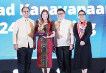 “Peace and development live in my heart — a flame that burns brightly. I have seen first-hand how conflict can scar communities, but I also know that hope and peace can transform lives,” says Secretary Amenah F. Pangandaman of the Department of Budget and Management. Pangandaman received the Gawad Kapayapaan 2024 Award from the Office of the Presidential Adviser on Peace, Reconciliation and Unity on Sept. 30, 2024. DBM PHOTO