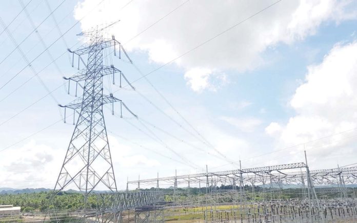 Five transmission lines in the Visayas were down on Oct. 22, 2024 due to Tropical Storm Kristine. NGCP PHOTO