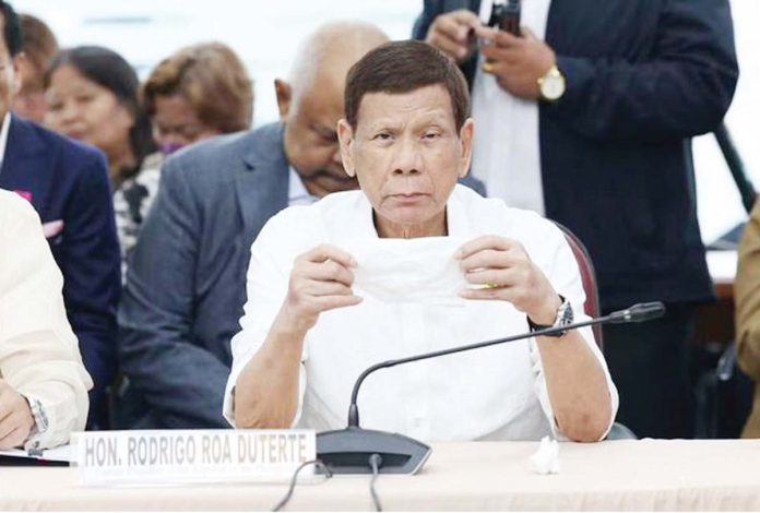 Former President Rodrigo Duterte admitted that his excess campaign funds were used for the reward system of police officers during his administration’s brutal war on drugs. Photo from the House of Representatives Media Bureau