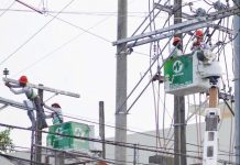 Negros Power linemen are busy rehabilitating power distribution facilities in Central Negros such as these in Bacolod City, with the goal of improving power distribution.