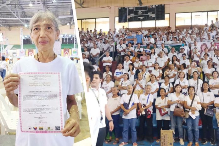 The Department of Agrarian Reform Region 6 distributed certificates of condonation with release of mortgage, certificates of land ownership, and electronic titles to more than 5,000 agrarian reform beneficiaries in Capiz on Thursday, Nov. 28, 2024. MERLINDA HURTADA BAGNATE PHOTO