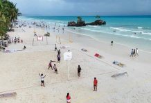 The first-ever beach basketball tournament in Boracay Island was held in October this year. MALAY-BORACAY TOURISM OFFICE/FACEBOOK PHOTO