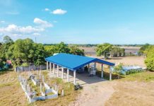 The covered gym built by Department of Public Works and Highways may also serve as a temporary evacuation center for the residents of Barangay 10, Sta. Barbara, Iloilo during calamities and disasters, especially. DPWH6 PHOTO