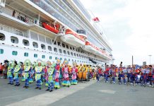 Carnival Panorama made Carnival Cruise Line history in October this year as the first ship in the fleet to visit Manila, Philippines. A grand celebration welcomed the ship into port, with the sounds of the famous local Zamora marching band’s brass instruments making for a lively and memorable entrance. CARNIVAL-NEWS.COM PHOTO