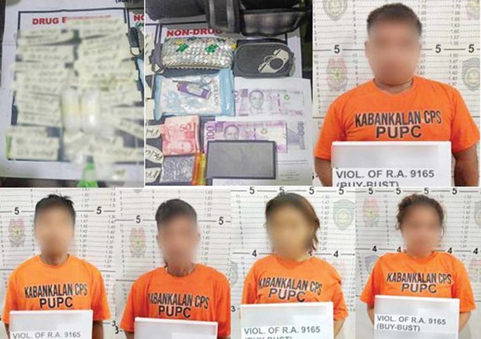 A high-value individual and four street-level targets were apprehended for possessing P1.5 million worth of suspected shabu in a drug sting in Barangay 4, Kabankalan City, Negros Occidental on Nov. 13, 2024.