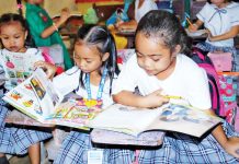 The Capiz Provincial Library and the Book Nook-Capiz visit Don Jose Acevedo Integrated School in Roxas City on Nov. 11, 2024. PIA CAPIZ PHOTO