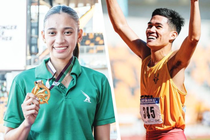 Bernalyn Bejoy and Alfrence Braza. Photos courtesy of Archers Network and UAAP