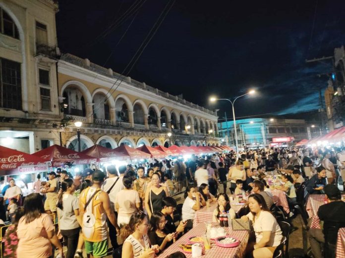 This Calle Real Night Market in August this year drew an estimated 15,000 visitors. PN FILE PHOTO