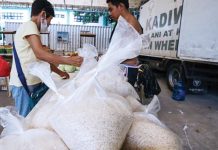 Beneficiaries from the vulnerable sector buy subsidized rice at P29 per kilo. PNA PHOTO BY STEPHANIE SEVILLANO