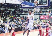 TNT Tropang Giga’s Rondae Hollis-Jefferson soars for a layup. PBA PHOTO