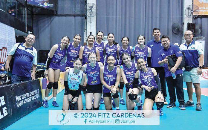 Members of Bacolod Tay Tung High School Thunderbolts team. PHOTO COURTESY OF FITZ CARDENAS/VOLLEYBALL PH