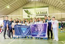 Members of Bacolod Tay Tung High School elementary girls volleyball team. PHOTO COURTESY OF JOSE MONTALBO