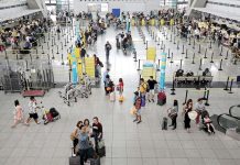 BMI Research says tourist arrivals in the Philippines hit 4.5 million from January to October 2024 – higher than the 4.1 million tallied in the same period in 2023. Photo shows the Ninoy Aquino International Airport Terminal 3. INQUIRER PHOTO / RICHARD A. REYES