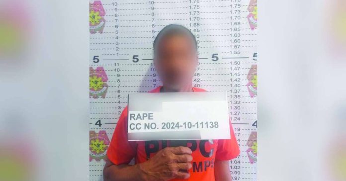 Alias “Raf”, the sixth most wanted person in Western Visayas for rape, was arrested in San Joaquin, Iloilo on Nov. 6, 2024. PHOTO COURTESY OF PRO-6