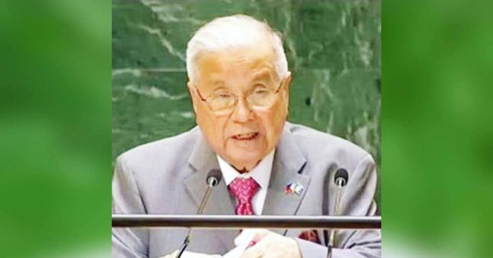 Ambassador and Permanent Representative Antonio Lagdameo says only the Philippines, in the exercise of its sovereignty, has the right to establish baselines, and the breadth of the territorial sea around Bajo de Masinloc. PHOTO COURTESY OF THE UNITED NATIONS TV