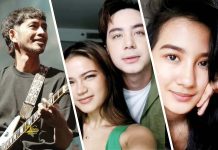 (From left) Rico Blanco, Maris Racal, Anthony Jennings and Jamela Villanueva.