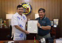 Mayor Jerry P. Treñas formally presents the Executive Order declaring Roel Z. Castro, president and chief executive officer of MORE Electric and Power Corporation, as an “Adopted Son” of Iloilo City. Castro’s visionary leadership has modernized the city’s power distribution infrastructure, driving progress and uplifting the lives of its residents. Mayor Jerry P. Treñas formally presents the Executive Order declaring Roel Z. Castro, president and chief executive officer of MORE Electric and Power Corporation, as an “Adopted Son” of Iloilo City. Castro’s visionary leadership has modernized the city’s power distribution infrastructure, driving progress and uplifting the lives of its residents.