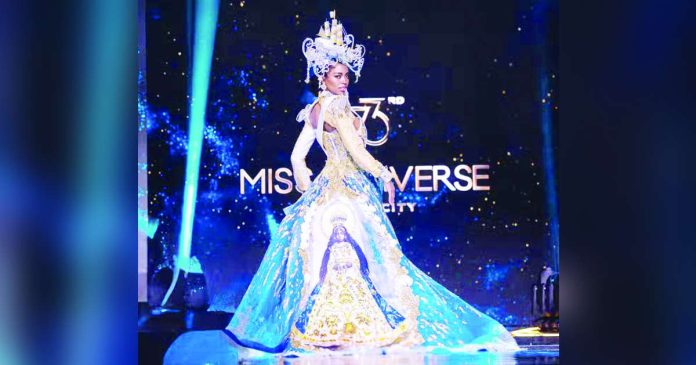 Chelsea Manalo in her ‘Hiraya’ national costume. MISS UNIVERSE/FACEBOOK PHOTO