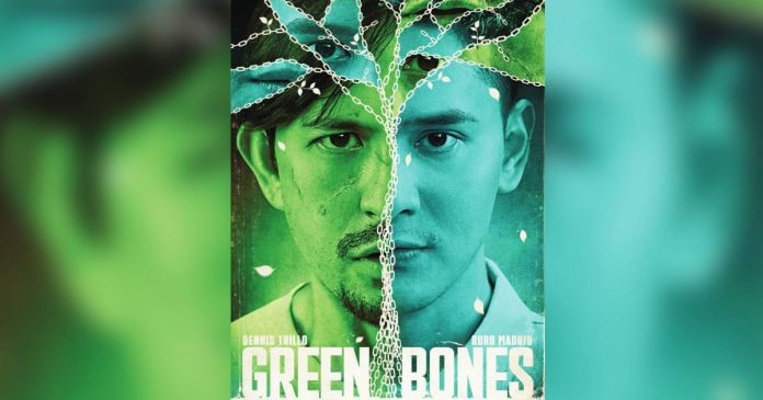 "Green Bones", GMA’s official entry to the 50th Metro Manila Film Festival, is top-billed by Dennis Trillo and Ruru Madrid.