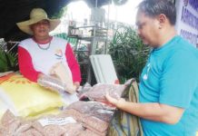 Nelson Guevarra buys affordable rice at the Kadiwa ng Pangulo pop-up store at the Antique capitol grounds. PNA PHOTO BY ANNABEL CONSUELO J. PETINGLAY