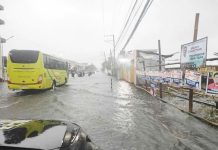 Continuous rains inundated Osmeña Avenue in Kalibo, Aklan. RADYO TODO AKLAN/FACEBOOK PHOTO