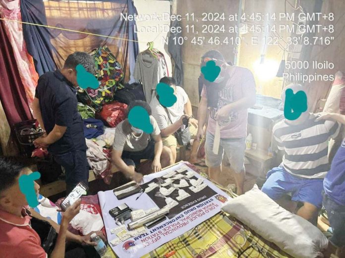 Operatives of the Pavia Municipal Police Station’s Drug Enforcement Team seized 300 grams of suspected shabu approximately valued at P2 million from aliases “Manong” and “Ann” in Barangay Pagsangaan, Pavia, Iloilo on Dec. 11, 2024. PAVIA MUNICIPAL POLICE STATION PHOTO