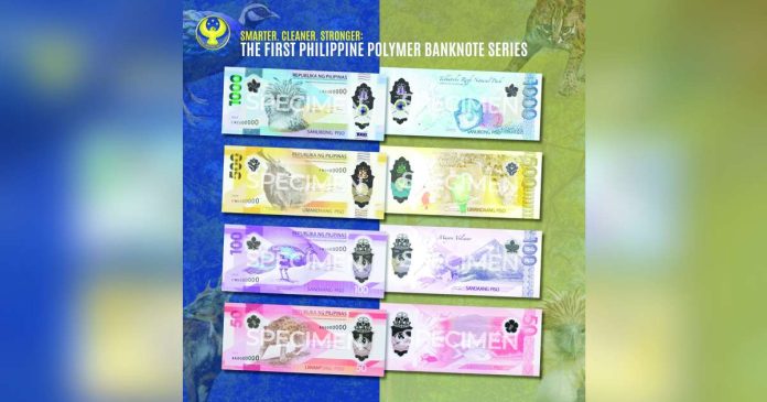 The new series of polymer banknotes will be released starting Monday, Dec. 23, 2024. BSP PHOTO