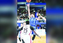 As Pegasus improved to an 8-4 win-loss slate, Samjosef Belangel finished the match with 13 points, including two three-point conversions, to go with five assists, three rebounds, and a block. PHOTO COURTESY OF KBL