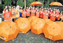 The Group of Zonta Metro Club Iloilo spearheaded “Orange Walk”, an advocate for the elimination of violence against women and children, on Iloilo Esplanade on December 4.