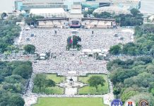 National Rally for Peace of the Iglesia ni Cristo on Jan. 13, 2025 at the Quirino Grandstand in Manila. PHOTO FROM MANILA DRRM OFFICE / FACEBOOK