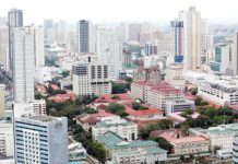 The Department of Finance and the International Monetary Fund are optimistic that the Philippine economic growth will accelerate to over 6 percent this year and in 2026. Photo shows high-rise buildings as seen from Torre de Manila on Jan. 14, 2025. PNA PHOTO BY YANCY LIM