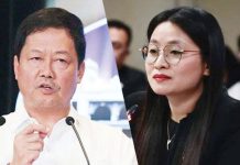 The office of Solicitor General Menardo Guevarra (left) filed a petition to cancel the birth certificate of dismissed Bamban, Tarlac mayor Alice Guo (right) before the Tarlac Regional Trial Cour t -Branch 111 last year.