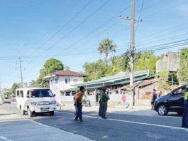 Commission on Elections (Comelec) acting Assistant Regional Director and concurrent Antique Provincial Election Supervisor Wil Arceño said Antique has no gun ban apprehension since the start of the election period on Jan. 12. Photo shows the Comelec checkpoint in Sibalom town. COMELEC SIBALOM PHOTO