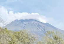 The Philippine Institute of Volcanology and Seismology reported increased volcanic activity at Mt. Kanlaon, warning of a possible escalation to Alert Level 4. PNA FILE PHOTO