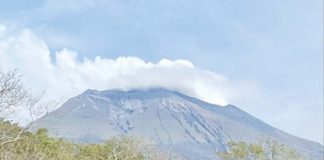 The Philippine Institute of Volcanology and Seismology reported increased volcanic activity at Mt. Kanlaon, warning of a possible escalation to Alert Level 4. PNA FILE PHOTO