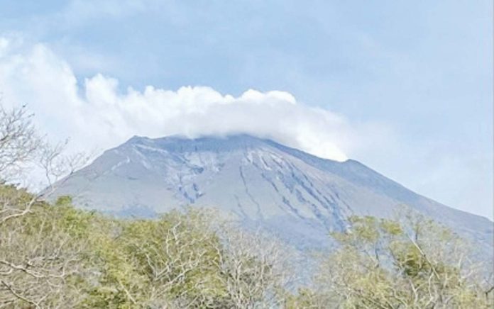 The Philippine Institute of Volcanology and Seismology reported increased volcanic activity at Mt. Kanlaon, warning of a possible escalation to Alert Level 4. PNA FILE PHOTO