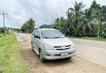 Three victims were onboard this vehicle on their way to Panay, Capiz when they were robbed by three armed men on Sunday, January 5, along the national highway in Barangay Sta. Fe, Pilar, Capiz. 106.5 XFM ROXAS CITY, CAPIZ/FACEBOOK PHOTO