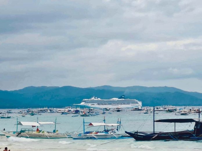 MV Norwegian Spirit visited Boracay Island again in December 2024. MALAY-BORACAY TOURISM OFFICE PHOTO