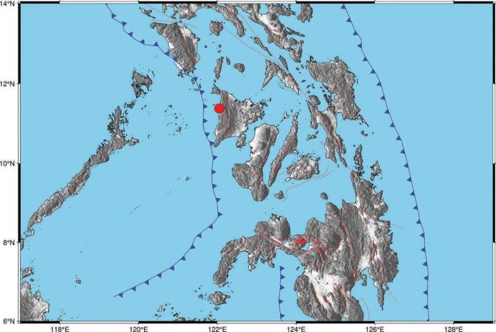 A magnitude 3.3 earthquake jolted Culasi, Antique at 1:48 a.m. on Sunday, January 5, 2025, according to the Philippine Institute of Volcanology and Seismology. IMAGE COURTESY OF PHILVOCS