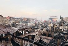 Eighty-one houses were gutted after a massive fire struck Purok Kagaykay, Barangay 2, Bacolod City on July 31, 2024. PHOTO COURTESY OF JOJO ROBELLO|BFP|AMITY VIA BCD PIO