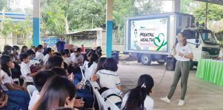 The Iloilo Provincial Health Office, through its Project Tib-ong Kabataan, delivers lectures on mental health, teen pregnancy and anti-smoking, among others, to students of Mateo National High School in Cabatuan town. ILOILO PROVINCIAL HEALTH OFFICE PHOTO