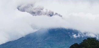 Kanlaon Volcano in Negros Island has over 30 recorded eruptions since 1819. Its most violent eruption in recent history occurred in August 1996, when a sudden explosion killed three climbers and injured 18 others. Photo from Civil Defense Western Visayas Facebook