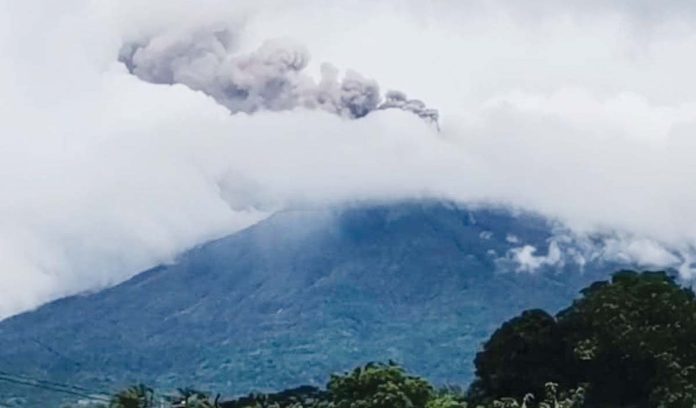 Kanlaon Volcano in Negros Island has over 30 recorded eruptions since 1819. Its most violent eruption in recent history occurred in August 1996, when a sudden explosion killed three climbers and injured 18 others. Photo from Civil Defense Western Visayas Facebook