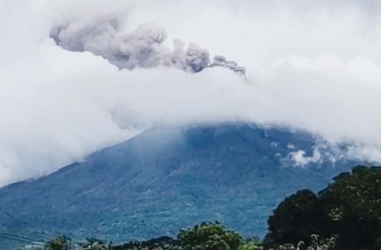 Kanlaon Volcano in Negros Island has over 30 recorded eruptions since 1819. Its most violent eruption in recent history occurred in August 1996, when a sudden explosion killed three climbers and injured 18 others. Photo from Civil Defense Western Visayas Facebook