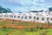 The “tent city” in Himamaylan City, Negros Occidental is steadily progressing, with 40 out of the planned 395 family tents already set up. These tents, provided by the Office of Civil Defense, will serve as temporary shelters for evacuees displaced by the Kanlaon eruption. The site is being developed to ensure it meets the basic needs of the families who will be staying there. Ongoing work includes the installation of plumbing, water, and sanitation facilities to provide safe and hygienic living conditions. PHOTO FROM CIVIL DEFENSE WESTERN VISAYAS FACEBOOK PAGE