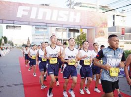 Runners cross the finish line during the Mayor Jerry P. Treñas Dinagyang Hala Bira 2025 Iloilo Marathon, showing the city’s active sports tourism and cultural pride. MAYOR JERRY TREÑAS FACEBOOK