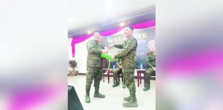 Colonel Nhel Richard Patricio (left) officially assumed as the new commander of the Philippine Army’s 301st Infantry Brigade on Monday, Jan. 27, 2025. Right photo shows outgoing commander Brigadier General Michael Samson.